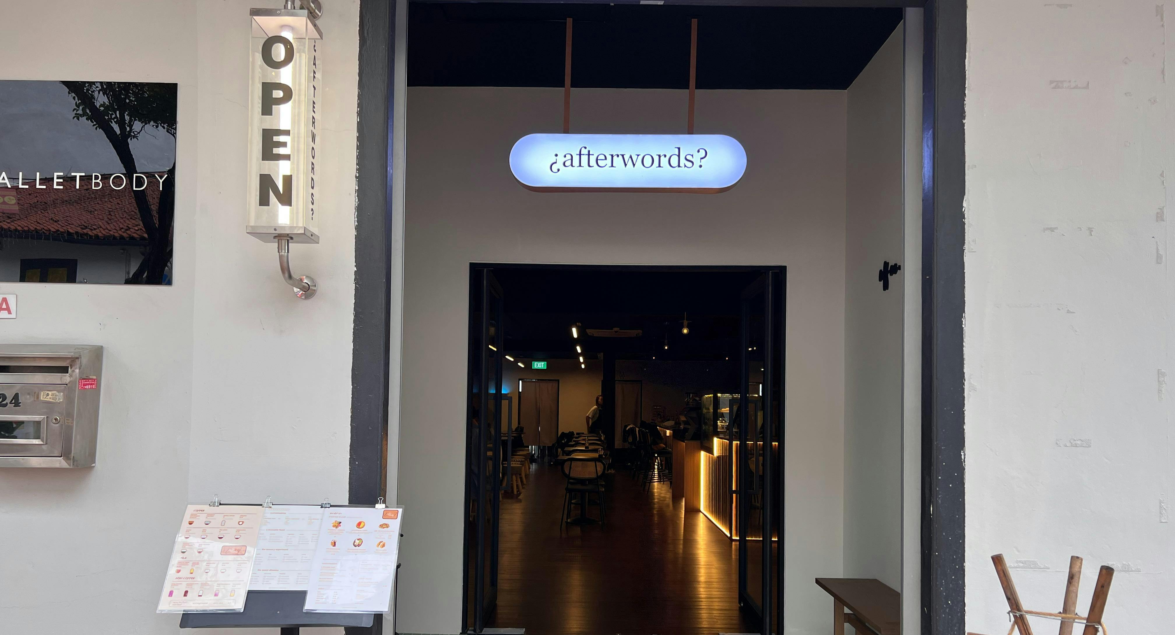 Photo of restaurant afterwords in Chinatown, Singapore