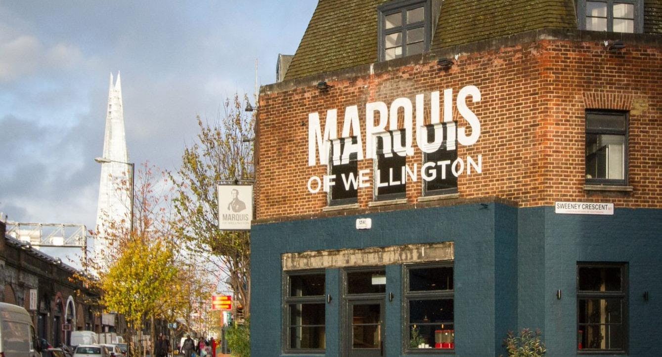Restaurant Marquis Of Wellington, Bermondsey in Soho, London