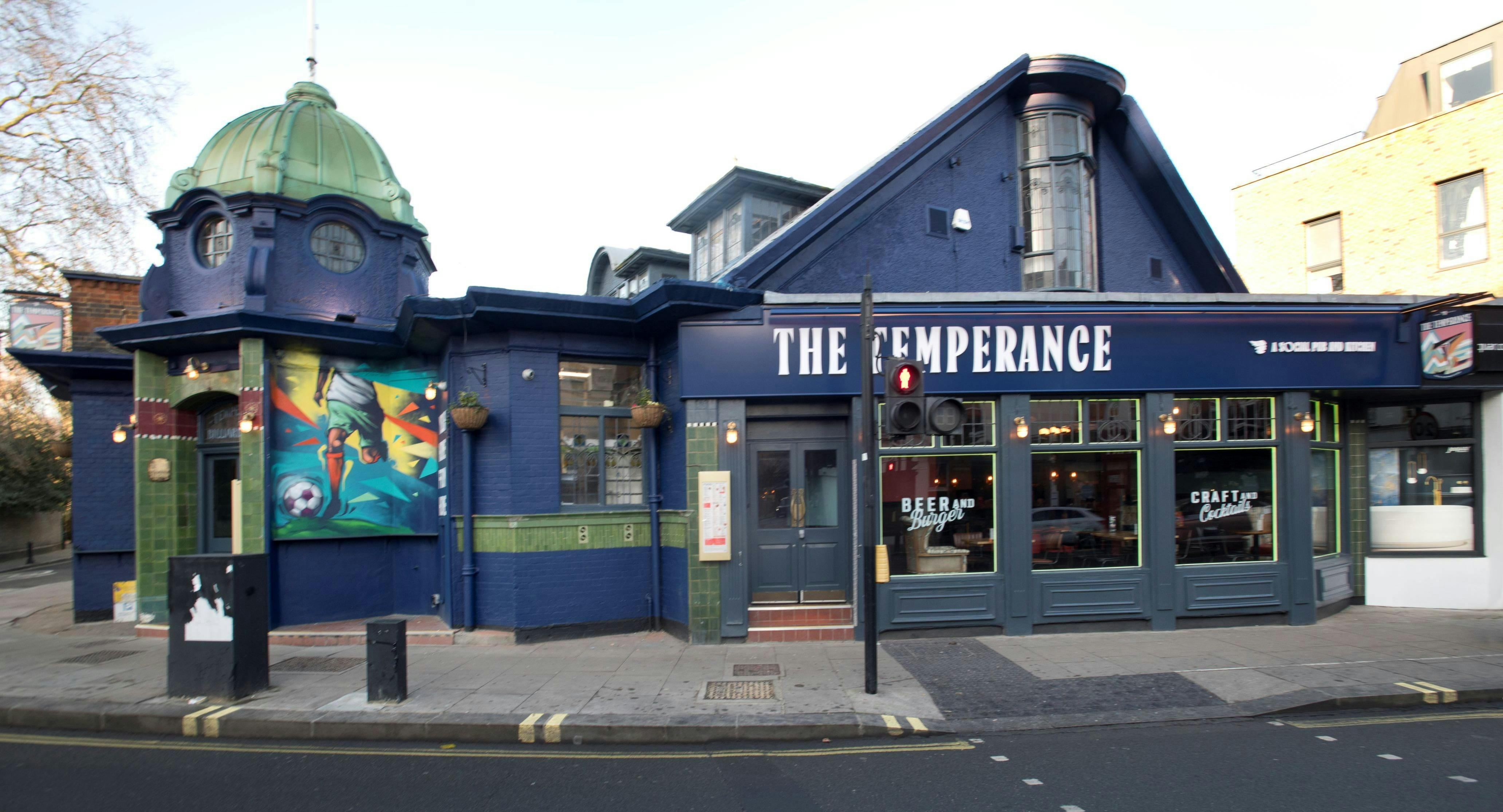 Restaurant The Temperance, Fulham in Soho, London