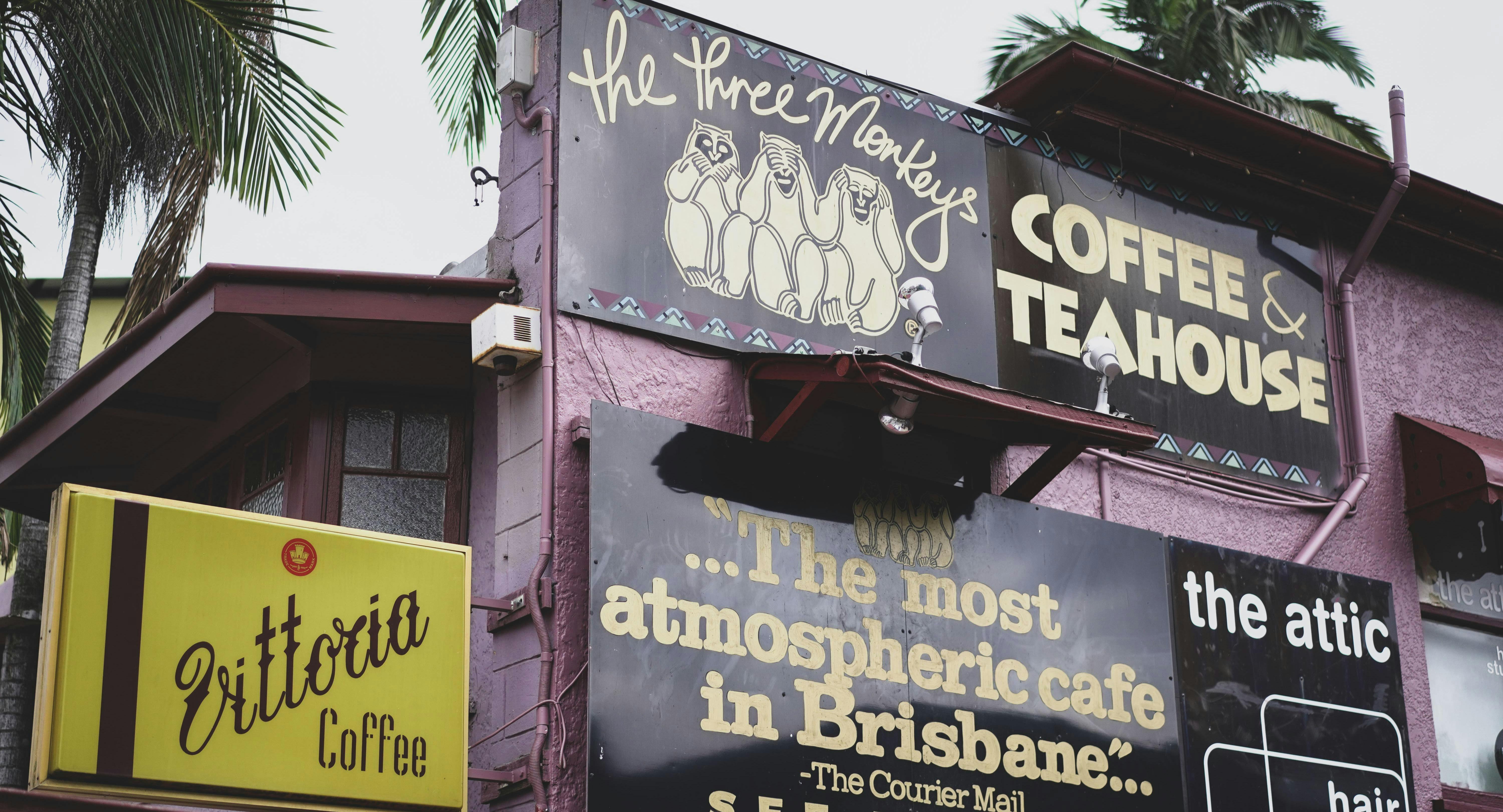 Photo of restaurant The Three Monkeys Coffee & Tea House in South Brisbane, Brisbane