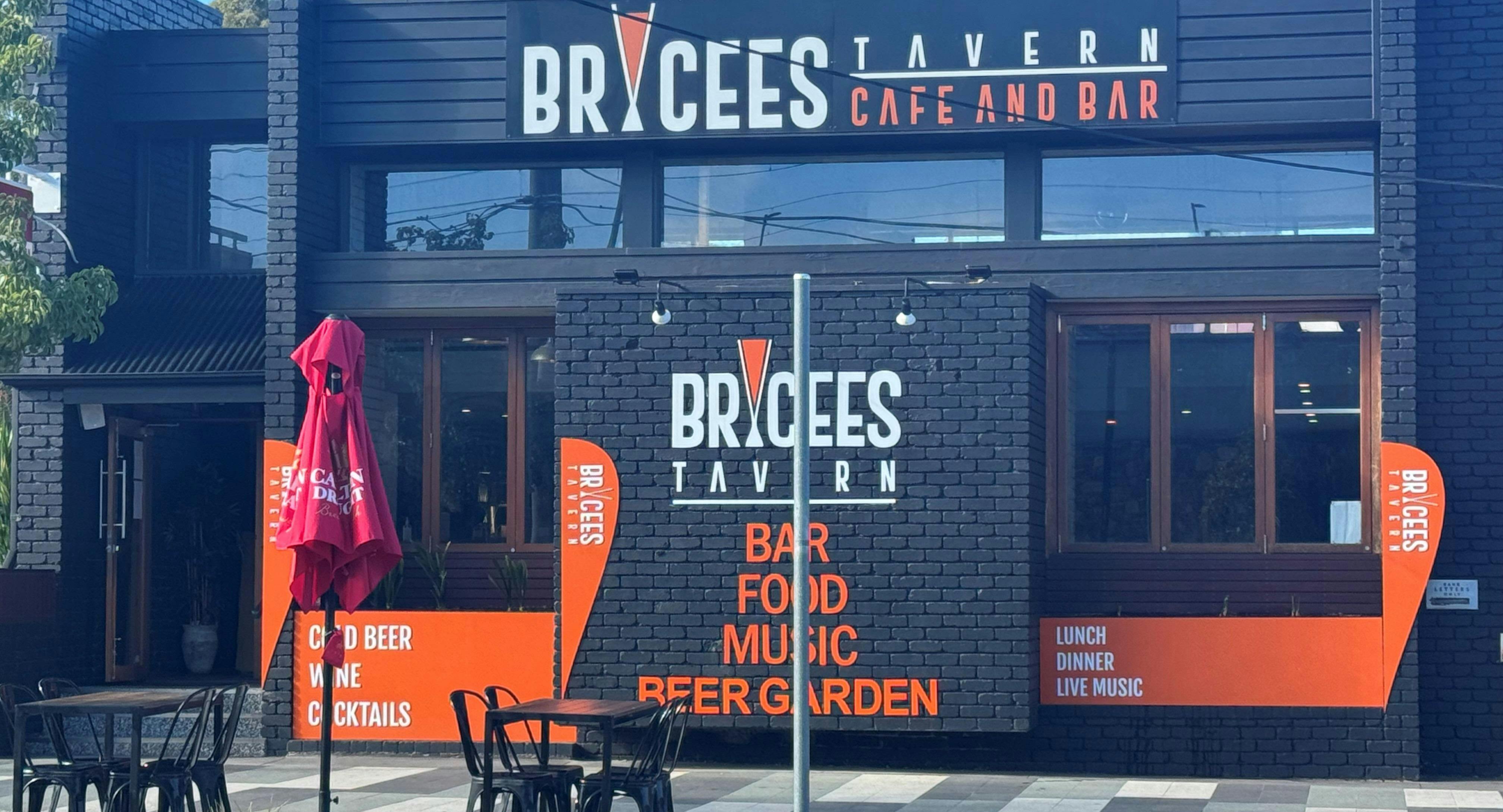 Restaurant Brycee's Tavern in Mooroolbark, Melbourne