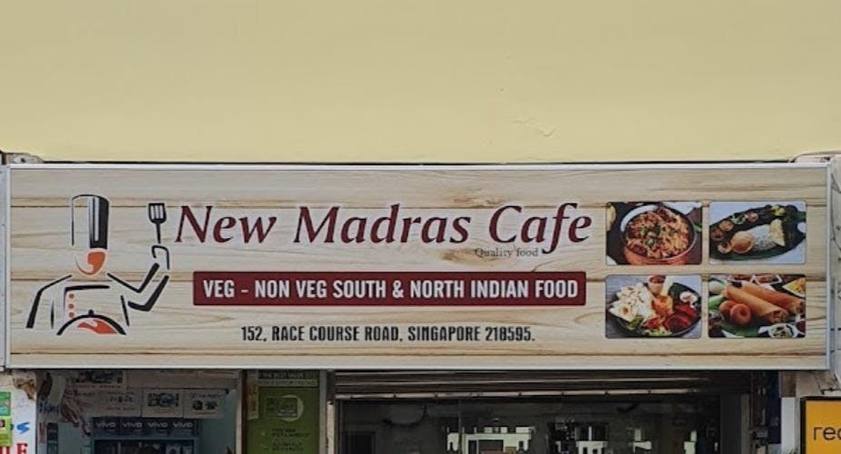 Restaurant new madras cafe in Farrer Park, Singapore