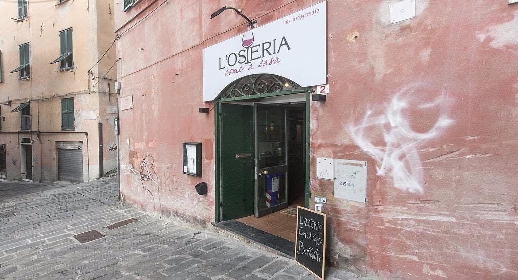 Photo of restaurant L'Osteria Come A Casa in Molo, Genoa