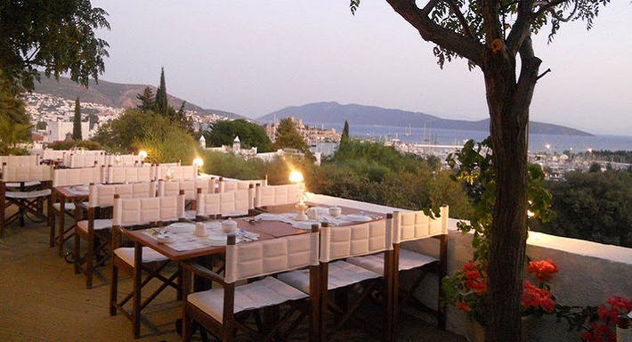 Bitez, Bodrum şehrindeki Casita Antik restoranının fotoğrafı