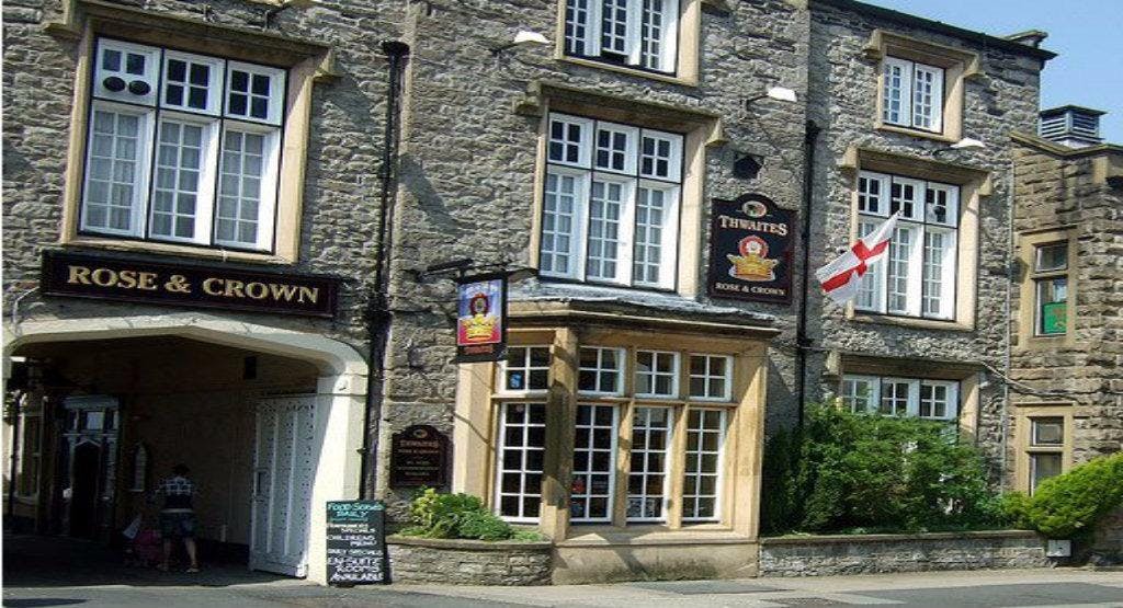 View The Menu At The Rose Crown Hotel Clitheroe