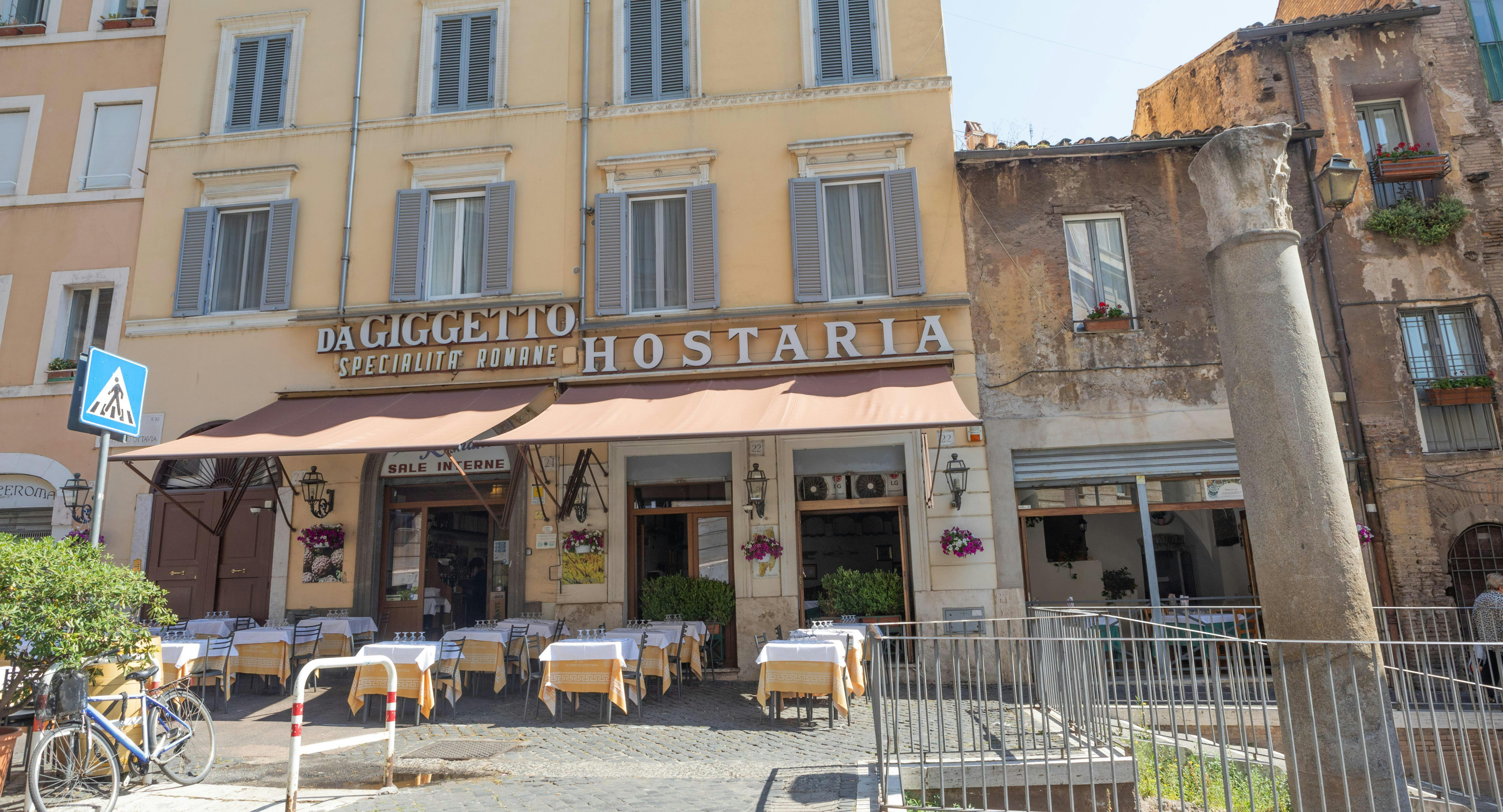 Restaurant Giggetto al portico d'Ottavia in Centro Storico, Rome