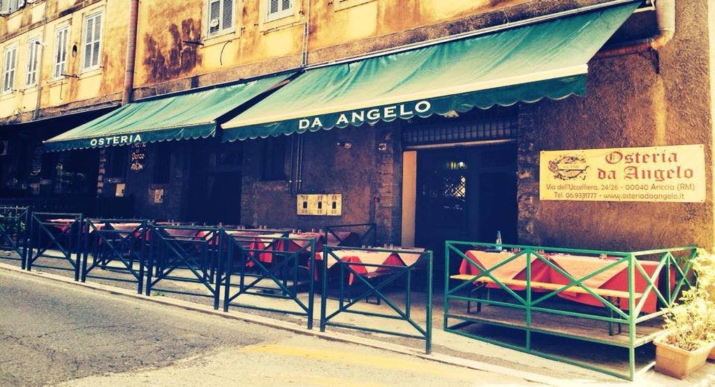 Photo of restaurant Osteria da Angelo in Ariccia, Castelli Romani