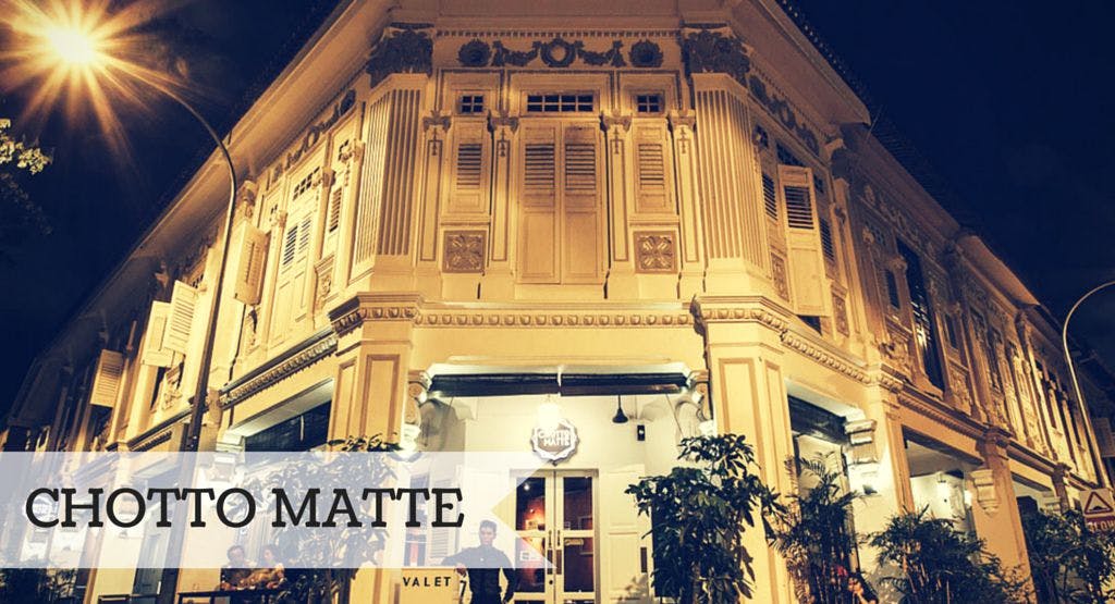 Photo of restaurant Chotto Matte in Outram Park, Singapore