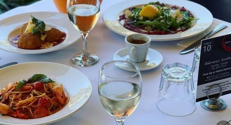 Restaurant Mano's Italian Restaurant in Paradise Point, Gold Coast