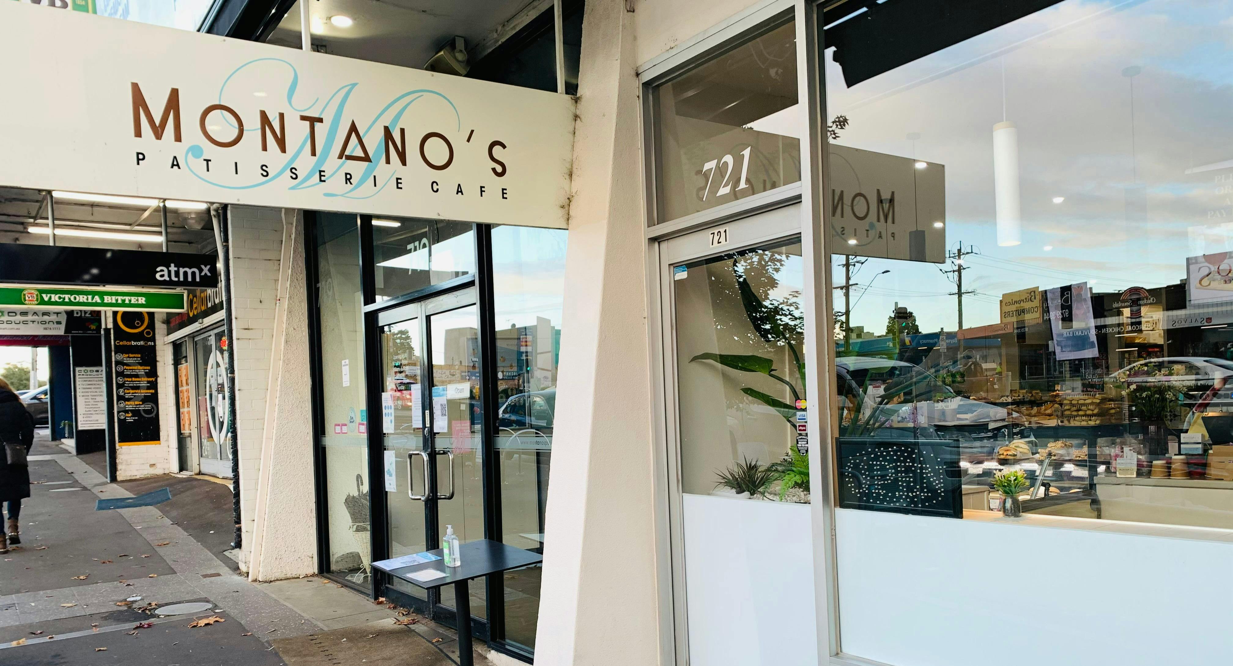 Restaurant Montano's Patisserie Cafe. in Bayswater, Melbourne