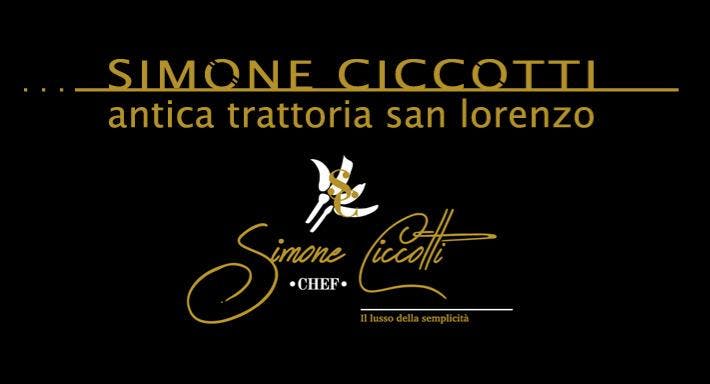 Image 1 of restaurant Antica Trattoria San Lorenzo Simone Ciccotti