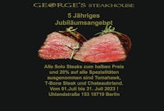 Restaurant George's Steakhouse in Wilmersdorf, Berlin