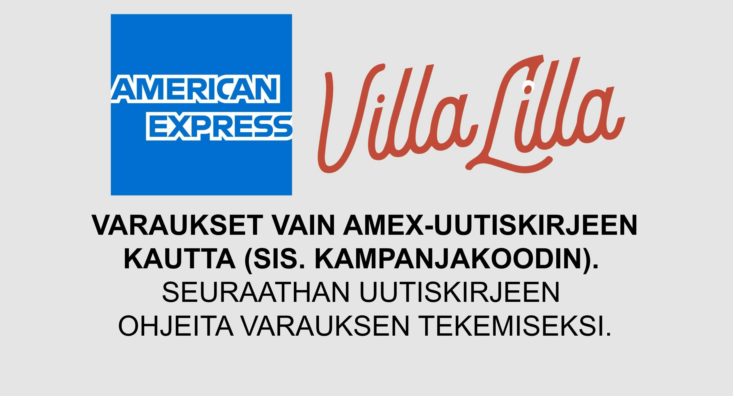 Kuva kohteesta Amex Exclusive: Ravintola Villa Lilla, Leppävaara, Espoo