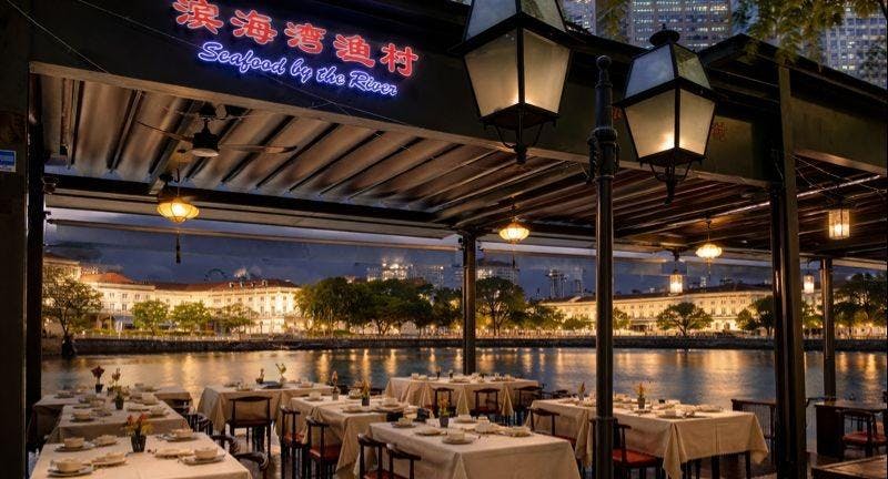 Restaurant Seafood by the River 滨海湾渔村 in Boat Quay, 新加坡