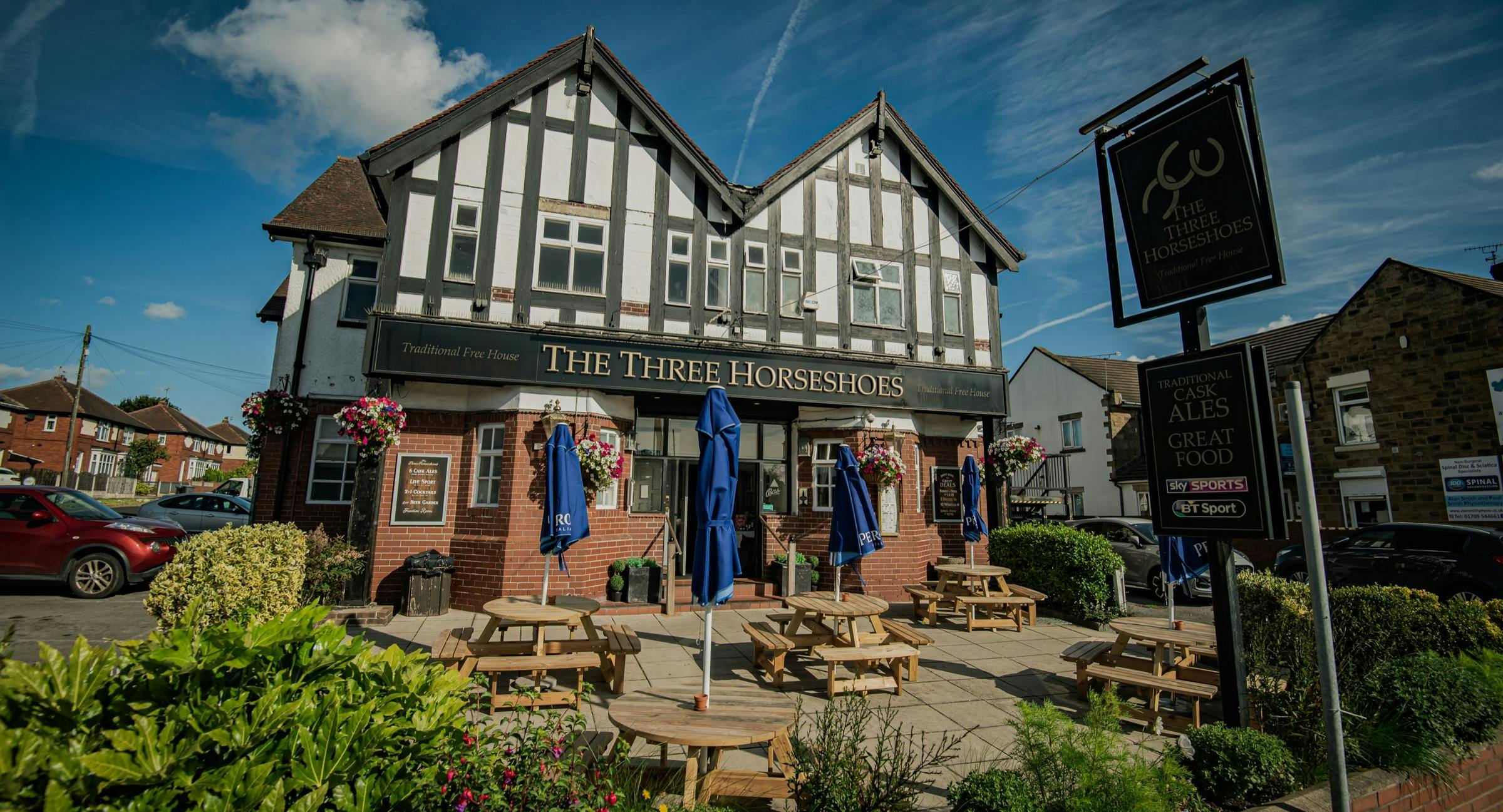 Restaurant Three Horse Shoes Rotherham in Centre, Rotherham